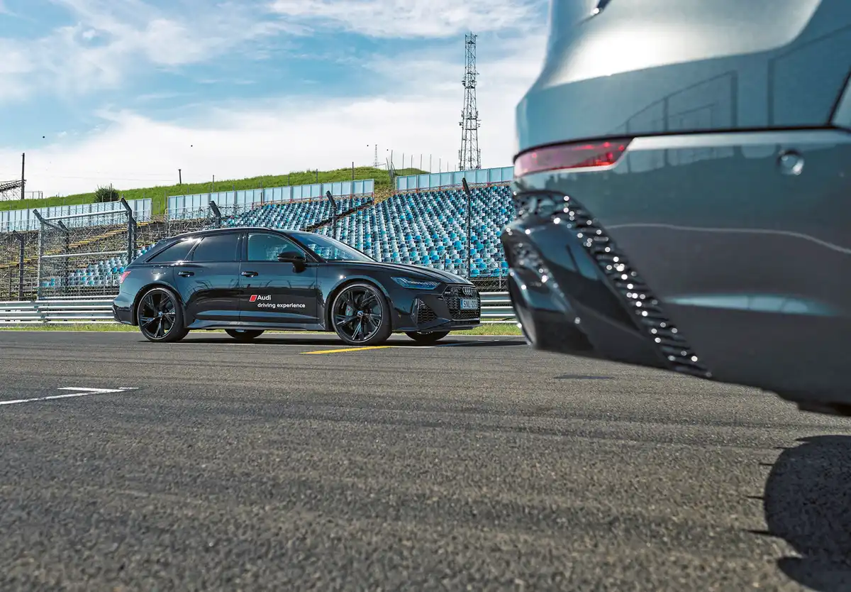 Audi RS6 Avant. Döbbenetes, ahogy ez a 600 LE-s kombi megy, sokan azt mondják, ennél már csak repülni szebb...