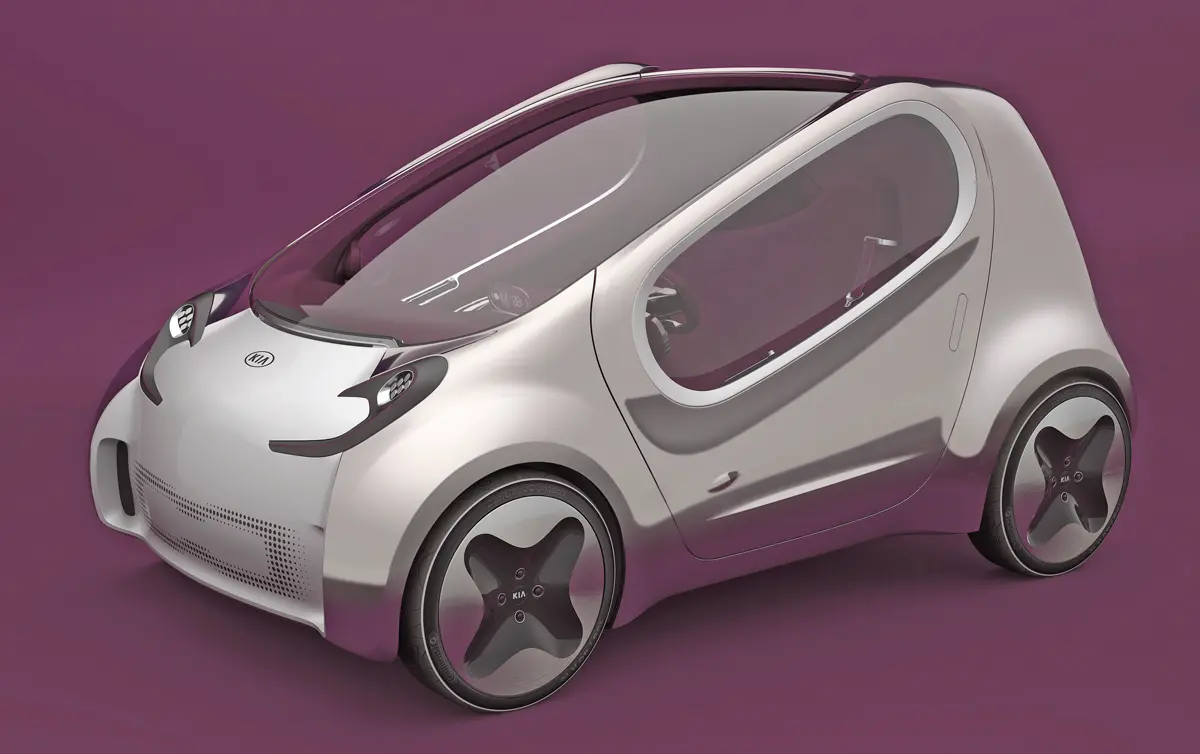Kia Pop Concept (2010) – az elektromosság nem új keletű a Kiánál, a csupán 3 m hosszú Pop villanyautóként debütált Párizsban, az energiát lítiumion akku tárolta. A harmadik utas ülését a csomagtérbe tették, méghozzá keresztben