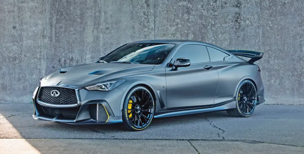A Project Black S a sorozatgyártású Infiniti Q60-as műszaki alapjaira épül. Keréktárcsái 21 colosak
