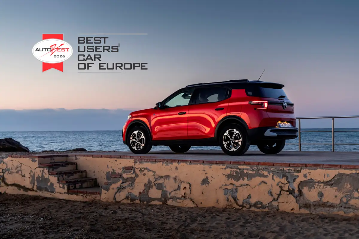 A Citroën C3 Aircross elnyerte a „Best Users’ Car 2026” címet az új Autobest Conquest versenyen!